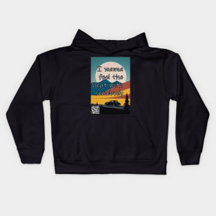 Oh, I wanna dance with somebody I wanna feel the heat with somebody Kids Hoodie